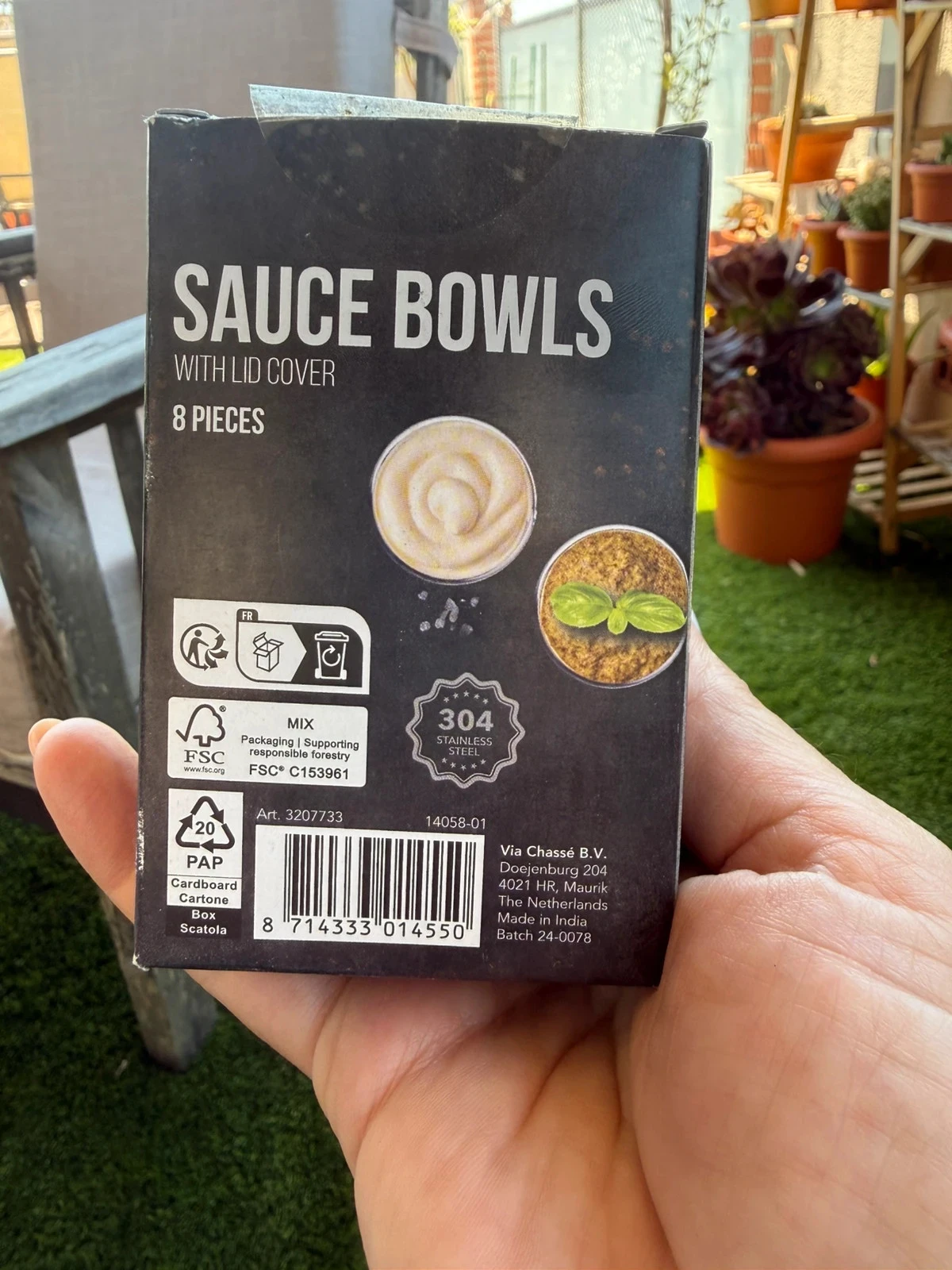 Mini bowls with lid – photo 3